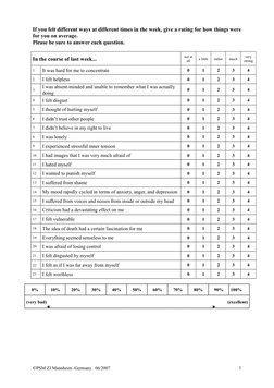Weekly Mood and Depression Assessment | PDF | Limbic System | Emotions