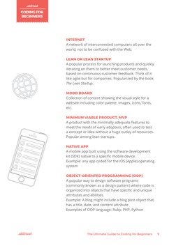 CODING FOR 
BEGINNERS
The Ultimate Guide to Coding for Beginners
9
INTERNET
A network of interconnected computers all over th