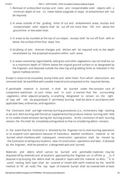 DPWH Contractor Clearing Guidelines | PDF | General Contractor | Trees