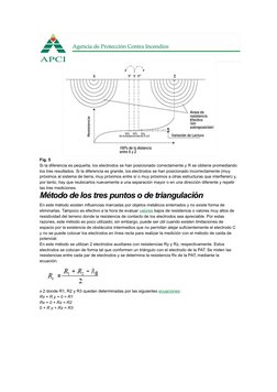 Fig. 5
Si la diferencia es pequeña, los electrodos se han posicionado correctamente y R se obtiene promediando
los tres resul
