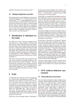 7
gradient) of the bond can be measured as well.[15] (https://en.wikipedia.org/wiki/Atomic-force_microscopy#cite_note-15)
4.1