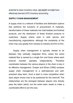 potential to skew inventory value, UK GAAP  (http://en.wikipedia.org/wiki/UK_GAAP)and IAS  (http://en.wikipedia.org/wiki/Inte