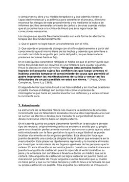 Análisis del Caso Juanito de Freud | PDF | Fobia | Sigmund Freud