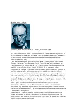 Rudolf Von Laban (http://historiadeladanzaunearte.blogspot.com/2011/10/rudolf-von-laban.html)
(Bratislava, 15 de diciembre de
