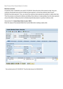 Down Payment Processing in SAP SD | PDF | Financial Transaction | Payments