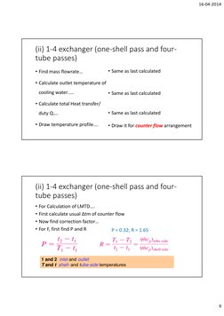 LMTD Correction Factor for Heat Exchangers | PDF | Heat Exchanger ...