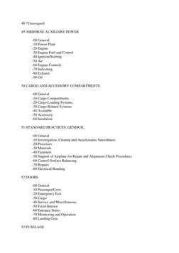 ATA Chapters Overview for Aviation | PDF | Aerospace Engineering | Aviation