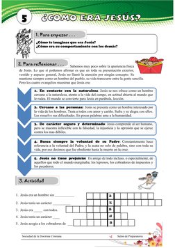 Sociedad de la Doctrina Cristiana                                                                            Salón de Prepara