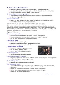 Project Management Syllabus Overview | PDF | Project Management | Risk ...