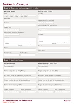 Chartered Engineer Application Guide | PDF | Competence (Human ...