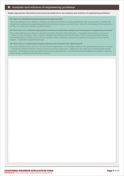 Chartered Engineer Application Guide | PDF | Competence (Human ...