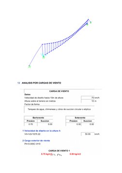 13
ANALISIS POR CARGAS DE VIENTO 
