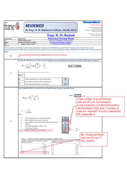 Earthing Resistance Calculation Report | PDF | Electrical Resistivity ...