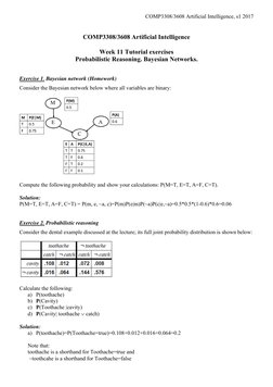 Bayesian Network Exercises and Solutions | PDF | Bayesian Network ...