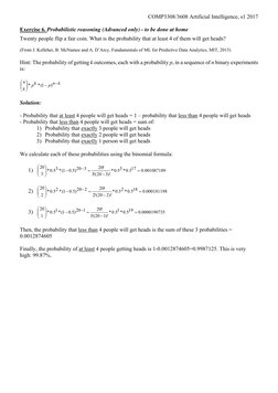Bayesian Network Exercises and Solutions | PDF | Bayesian Network ...