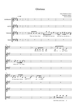 °
¢
°
¢
°
¢
SOPRANO
ALTO
TENOR
BASS
q = 90
There are times when
you might feel aim less
-
and can't see the pla ces
-
But you