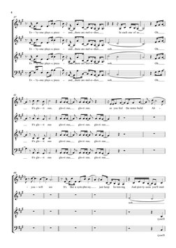 °
¢
°
¢
°
¢
Ev
'ry
-
one
-
plays a piece
and
-
there are mel o
-
dies
-
In each one of us
Oh
37
Ev
'ry
-
one
-
plays a piece