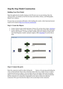 Flexsim Simulation Tutorial Guide | PDF | Icon (Computing) | C++