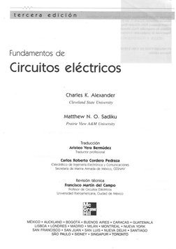 Fundamentos de Circuitos Eléctricos Sadiku | PDF | Relaciones ...