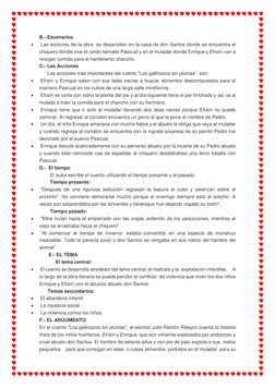 B.- Escenarios 
         Las acciones de la obra  se desarrollan en la casa de don Santos donde se encuentra el 
chiquero do