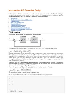 PID Controller Design and Analysis Guide | PDF | Control Theory ...