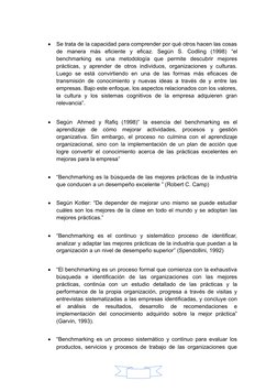 
Se trata de la capacidad para comprender por qué otros hacen las cosas
de  manera  más  eficiente  y  eficaz.  Según  S.  C