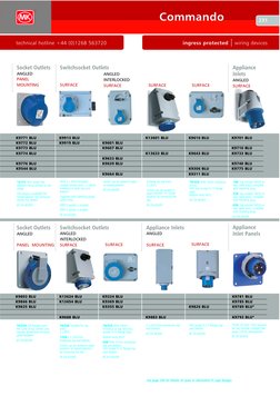 MK Commando Range Industrial Socket | PDF | Electrical Connector ...
