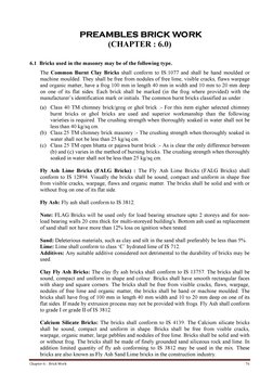 Brick Work Standards and Specifications | PDF | Brick | Mortar (Masonry)