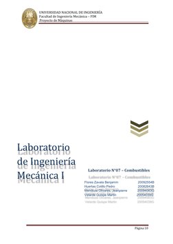 UNIVERSIDAD NACIONAL DE INGENIERIÍA
Facultad de Ingenieríía Mecaínica – FIM
  Pr
  oy
  ecto 
 
 d  e   M
   aí  q   uin
 
 a