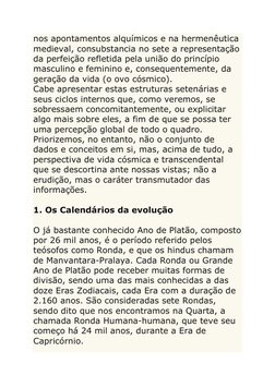 nos apontamentos alquímicos e na hermenêutica 
medieval, consubstancia no sete a representação 
da perfeição refletida pela u