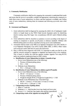 PIMAM Guidelines for Acute Malnutrition | PDF | Malnutrition | Nutrition