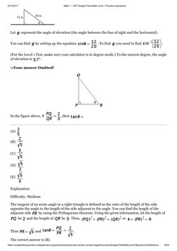 8/13/2017
Math 1 - SAT Subject Test Math Level 1 Practice Questions
https://subjecttestspractice.collegeboard.org/practice/pr
