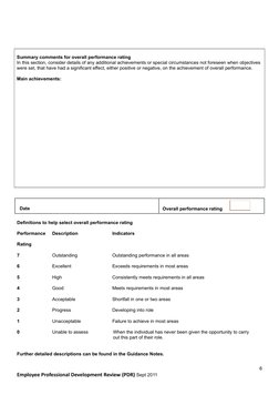 Employee Professional Development Review Guide | PDF | Competence ...