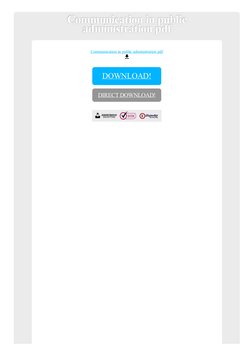 Communication in public
Communication in public
Communication in public
administration pdf
administration pdf
administration