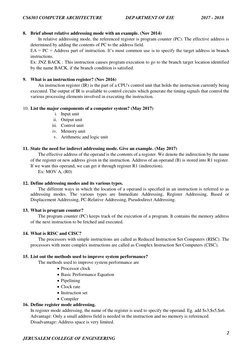 Computer Architecture Question Bank | PDF | Computer Data Storage ...