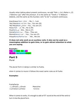 Basic Darija Language Guide | PDF | Grammatical Gender | Arabic