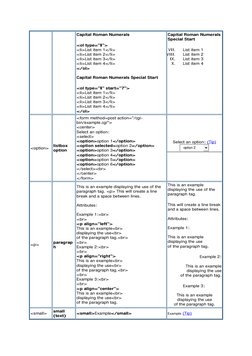 Comprehensive HTML Tags Chart | PDF | Html | World Wide Web