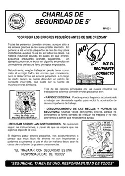 CCHHAARRLLAASS  DDEE  
SSEEG
GUURRIIDDAADD  DDEE  55'' 
"SEGURIDA