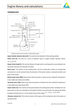 Engine Theory and Calculation Basics | PDF | Internal Combustion Engine ...