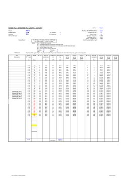 BORED PILE - ESTIMATED PILE LENGTH & CAPACITY
DATE
7-Oct-16
Project  :
RB6191
Pile Type (RC/SPUN/BORED) :
bored
Bridge/Pile N