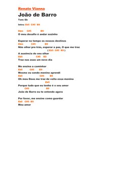 Renato Vianna  (https://www.cifraclub.com.br/renato-vianna/)
João de Barro 
Tom: Eb 
Intro: Eb5  C#5  B9 
 
Ebm     C#5