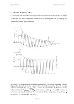 LINEAS Y REDES II 
PROTECCION ELECTRICA 
UD03 -38 
5.- Aplicación de la norma V.D.E. 
La evaluación de la intensidad cuando s