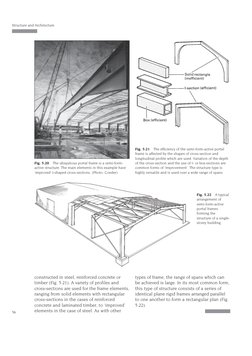 constructed in steel, reinforced concrete or
timber (Fig. 5.21). A variety of profiles and
cross-sections are used for the fr