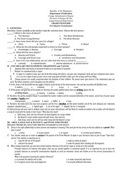 Republic of the Philippines 
Department of Education 
Caraga Administrative Region 
Division of Surigao del Sur 
Lingig Nat