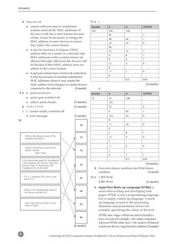 Answers
Cambridge IGCSE Compueter Studies Workbook © David Watson and Helen Williams 2016
2
b	 Any two of:
●	 certain softwar