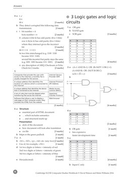 Answers
Cambridge IGCSE Compueter Studies Workbook © David Watson and Helen Williams 2016
4
  4	a	 i	 ✓
	
	
ii	✕
	
	
iii	✕
[