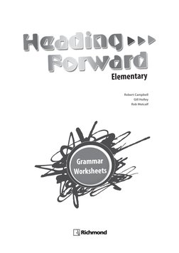 Elementary
Grammar  
Worksheets
Robert Campbell
Gill Holley
Rob Metcalf
