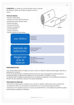 3 
 
 
Introducción  Página 3 
•Contencion
•Correccion
•Compresion
uso clinico
•Circulares recurrentes
•Cabos multiples
