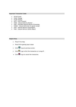 Inbound Delivery Process in SAP MM | PDF | Computing | Software