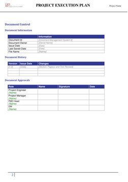 Project Execution Plan | PDF | Project Management | Emergency Management